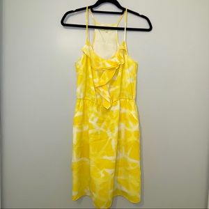 GIANNI BINI YELLOW RUFFLE DRESS